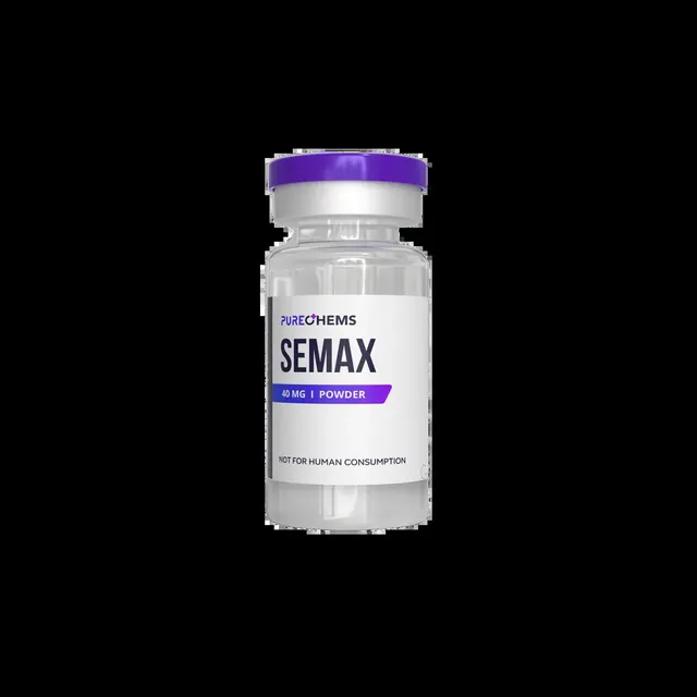 Pure Chems Semax and Selank research peptide vials side by side
